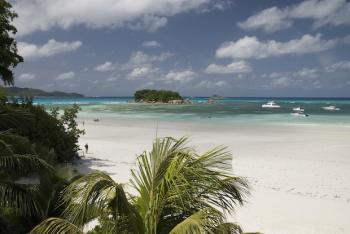 Strand Village du Pecheur Praslin Seychellen
