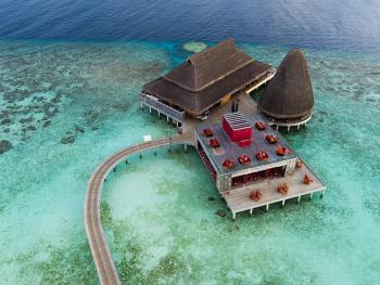 Dining Complex Anantara Kihavah Villas Baa Atoll Malediven