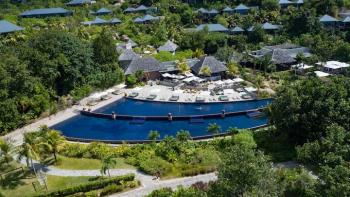 Pool Raffles Praslin Seychelles Praslin Seychellen 