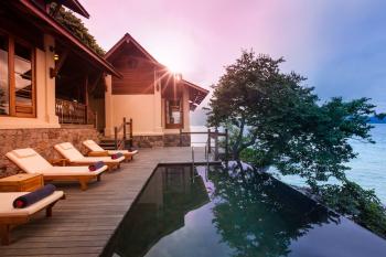 Pool Enchanted Island Resort Seychellen