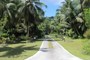Garten Les Villas D'Or Praslin Seychellen