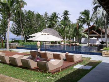 Hilton Seychelles Labriz Resort & Spa Silhouette Seychellen