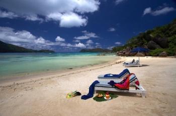 Strand Le Domaine de La Reserve Praslin Seychellen