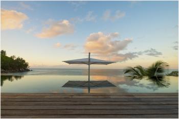Sonnenuntergang Sea Monkey Villa Mahe Seychellen