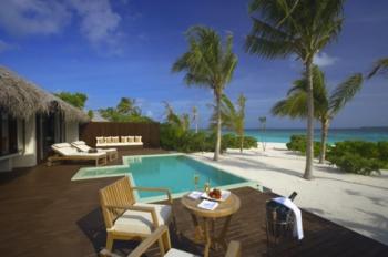 Beach Pool Villa Roxy Maldives Resort Noonu Atoll Malediven