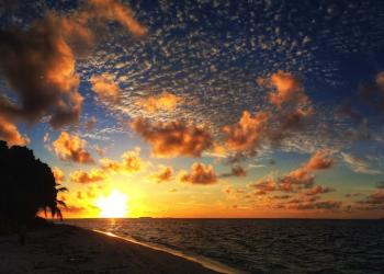 Sonnenuntergang LVIS Blancura Baa Atoll Dharavandhoo Malediven