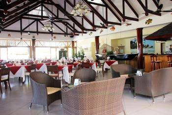 Restaurant Pirogue Lodge Praslin Seychellen