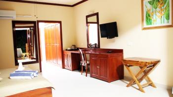 Standard Zimmer Pirogue Lodge Praslin Seychellen