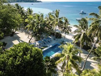 Indian Ocean Lodge Hotel Praslin Seychellen
